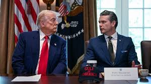 President Trump and Hegseth