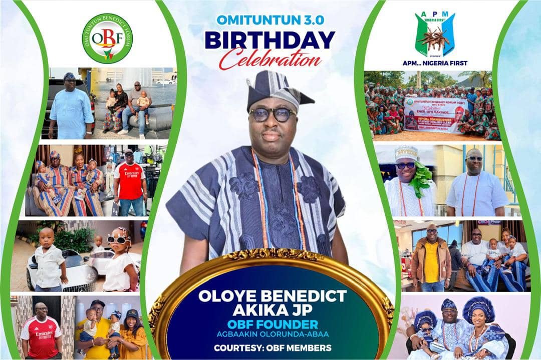 OBF Members Shower Praises on Founder Benedict Akika at Birthday