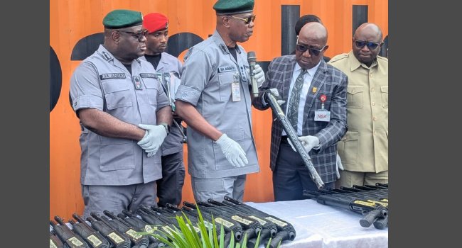 Customs Hands Over 399 Seized Rifles to NSA’s Office