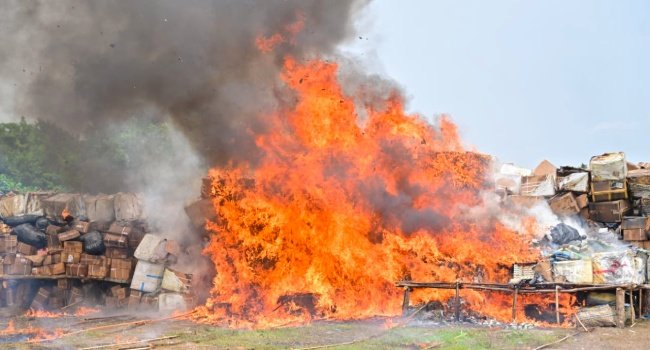 NDLEA Destroys ₦301bn Worth of Cocaine, Heroin, Opioids, Other Drugs in Lagos