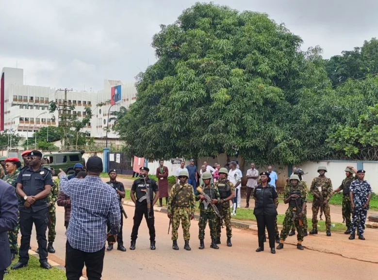 Ex-service Men Protest