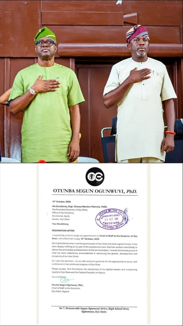 Otunba Segun Ogunwuyi Resigns