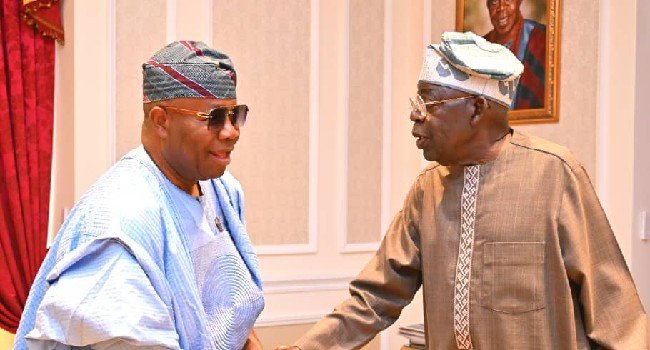 President Bola Tinubu and the President of the Senate, Senator Godswill Akpabio